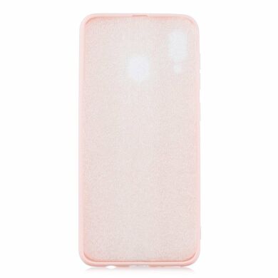 Силиконовый (TPU) чехол Deexe Matte Case для Samsung Galaxy M20 (M205) - Light Pink