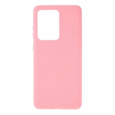 Силиконовый (TPU) чехол Deexe Matte Case для Samsung Galaxy S20 Ultra (G988) - Pink