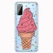 Силиконовый (TPU) чехол Deexe Pretty Glossy для Samsung Galaxy A41 (A415) - Ice Cream. Фото 1 из 5