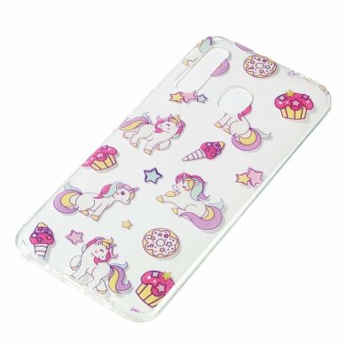 Силіконовий (TPU) чохол Deexe Pretty Glossy для Samsung Galaxy A50 (A505), Unicorn