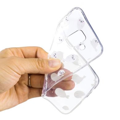 Силіконовий (TPU) чохол Deexe Pretty Glossy для Samsung Galaxy A6 2018 (A600), Cute Seal