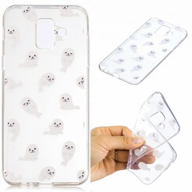 Силіконовий (TPU) чохол Deexe Pretty Glossy для Samsung Galaxy A6 2018 (A600), Cute Seal