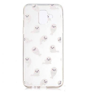Силіконовий (TPU) чохол Deexe Pretty Glossy для Samsung Galaxy A6 2018 (A600), Cute Seal