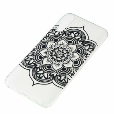 Силіконовий (TPU) чохол Deexe Pretty Glossy для Samsung Galaxy A70 (A705) - Henna Flower