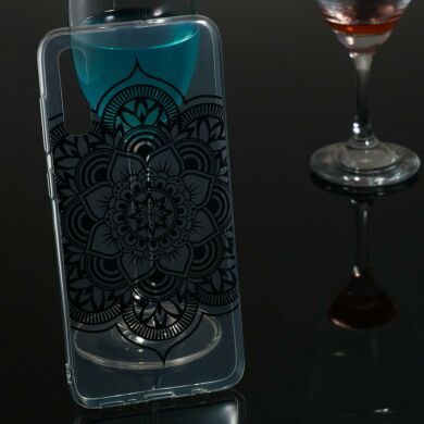 Силіконовий (TPU) чохол Deexe Pretty Glossy для Samsung Galaxy A70 (A705) - Henna Flower