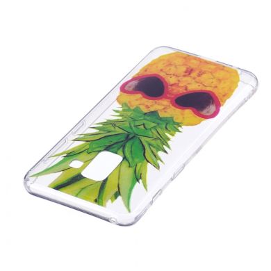 Силиконовый (TPU) чехол Deexe Pretty Glossy для Samsung Galaxy A8 (A530) - Pineapple