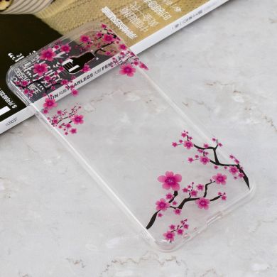 Силіконовий (TPU) чохол Deexe Pretty Glossy для Samsung Galaxy J4+ (J415) - Plum Blossom