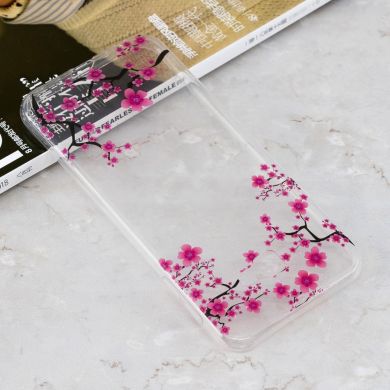 Силіконовий (TPU) чохол Deexe Pretty Glossy для Samsung Galaxy J4+ (J415) - Plum Blossom