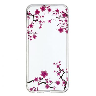 Силіконовий (TPU) чохол Deexe Pretty Glossy для Samsung Galaxy J4+ (J415) - Plum Blossom