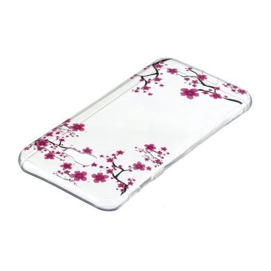 Силіконовий (TPU) чохол Deexe Pretty Glossy для Samsung Galaxy J4+ (J415) - Plum Blossom