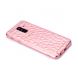 Силиконовый (TPU) чехол UniCase 3D Diamond Grain для Samsung Galaxy A6+ 2018 (A605) - Pink. Фото 6 из 11