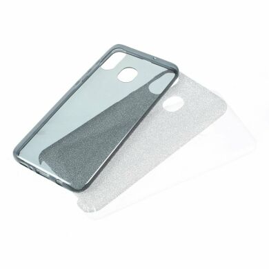 Силіконовий (TPU) чохол UniCase Glitter Cover для Samsung Galaxy A30 (A305) - Black