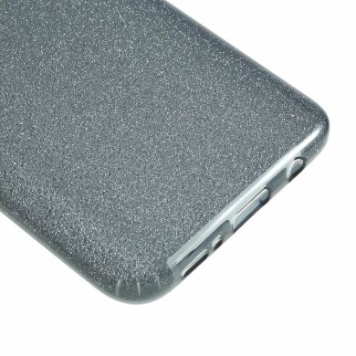 Силиконовый (TPU) чехол UniCase Glitter Cover для Samsung Galaxy A30 (A305) - Black