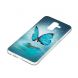 Силиконовый (TPU) Deexe LumiCase для Samsung Galaxy J8 2018 (J810) - Blue Butterfly. Фото 2 из 7