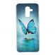 Силиконовый (TPU) Deexe LumiCase для Samsung Galaxy J8 2018 (J810) - Blue Butterfly. Фото 1 из 7