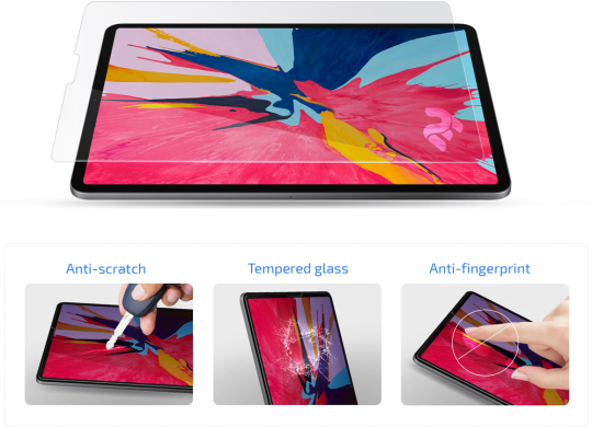 Захисне скло 2E HD Clear Glass для Samsung Galaxy Tab A 8.0 (2019) - Clear