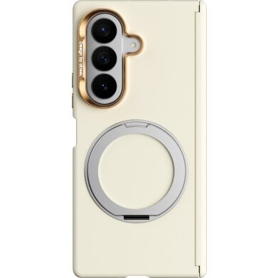 Захисний чохол ABEEL Silk Ring Magnetic (FF) для Samsung Galaxy Fold 8 Ultra - Yellow