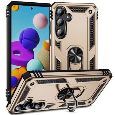 Защитный чехол Deexe Armor Case для Samsung Galaxy A35 (A356) - Gold