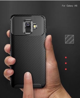 Защитный чехол Deexe Fusion для Samsung Galaxy A6 2018 (A600) - Blue