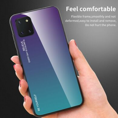 Защитный чехол Deexe Gradient Color для Samsung Galaxy S10 Lite (G770) - Purple / Blue