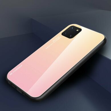 Захисний чохол Deexe Gradient Color для Samsung Galaxy S10 Lite (G770) - Gold / Pink