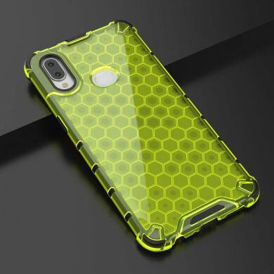 Защитный чехол Deexe Honeycomb Series для Samsung Galaxy A10s (A107) - Green