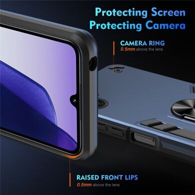 Защитный чехол Deexe Hybrid Shell для Samsung Galaxy A07 (A075) - Green