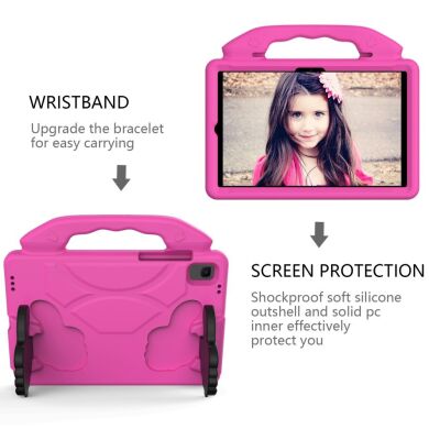 Защитный чехол Deexe Kids Stand для Samsung Galaxy Tab A7 10.4 (2020) - Rose