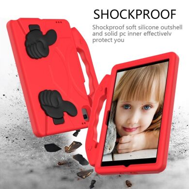 Защитный чехол Deexe Kids Stand для Samsung Galaxy Tab A7 10.4 (2020) - Red