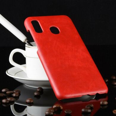 Захисний чохол Deexe Leather Back Cover для Samsung Galaxy A40 (А405) - Red