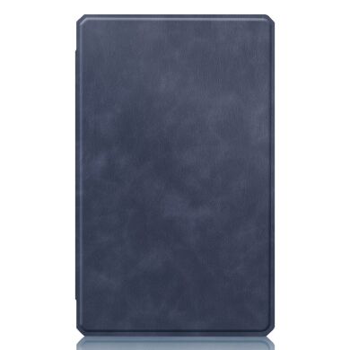 Защитный чехол Deexe Leather Stand для Samsung Galaxy Tab A7 Lite (T220/T225) - Dark Blue