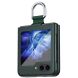 Захисний чохол Deexe Ring Case для Samsung Galaxy Flip 5 - Midnight Green