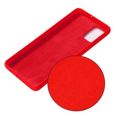 Защитный чехол Deexe Silicone Case для Samsung Galaxy A02s (A025) - Red