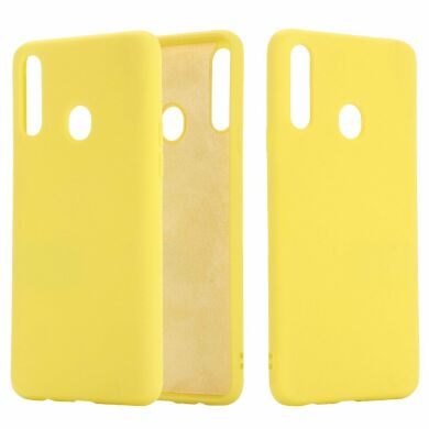 Защитный чехол Deexe Silicone Case для Samsung Galaxy A20s (A207) - Yellow