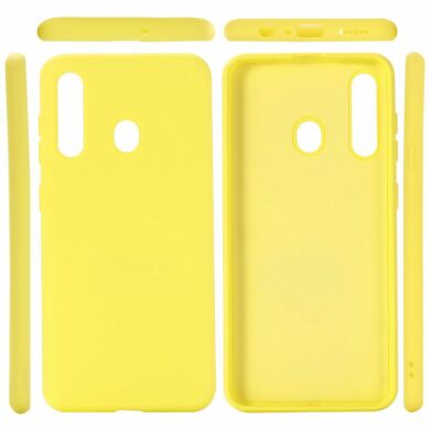 Захисний чохол Deexe Silicone Case для Samsung Galaxy A20s (A207) - Yellow