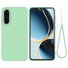 Захисний чохол Deexe Silicone Case для Samsung Galaxy A37 (A376) - Green
