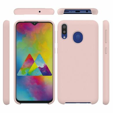 Защитный чехол Deexe Silicone Case для Samsung Galaxy M20 (M205) - Pink