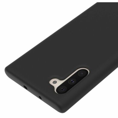 Защитный чехол Deexe Silicone Case для Samsung Galaxy Note 10 (N970) - Black