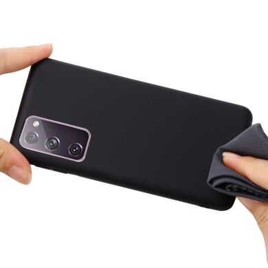 Защитный чехол Deexe Silicone Case для Samsung Galaxy S20 FE (G780) - Black