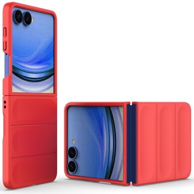 Защитный чехол Deexe Terra Case для Samsung Galaxy Flip 8 - Red