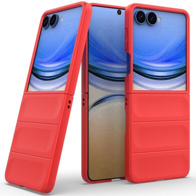 Защитный чехол Deexe Terra Case для Samsung Galaxy Flip 8 - Red