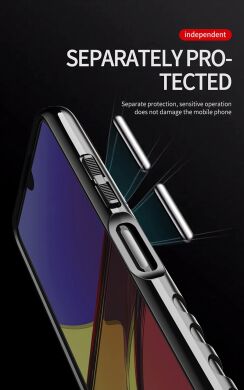 Защитный чехол Deexe Thunder Series для Samsung Galaxy A03s (A037) - Black