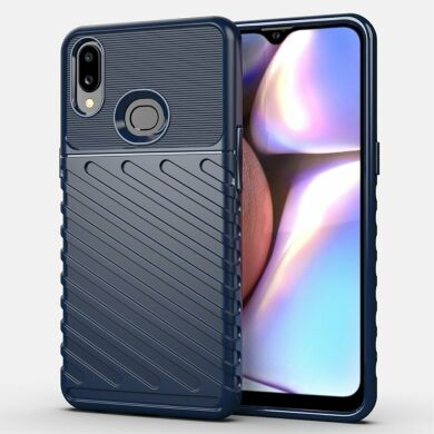 Защитный чехол Deexe Thunder Series для Samsung Galaxy A10s (A107) - Blue