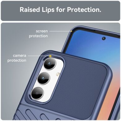 Защитный чехол Deexe Thunder Series для Samsung Galaxy A35 (A356) - Blue