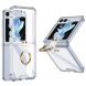 Защитный чехол GKK AirBag with Ring для Samsung Galaxy Flip 5 - Transparent. Фото 1 из 8