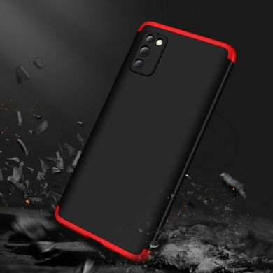 Защитный чехол GKK Double Dip Case для Samsung Galaxy A41 (A415) - Black / Red
