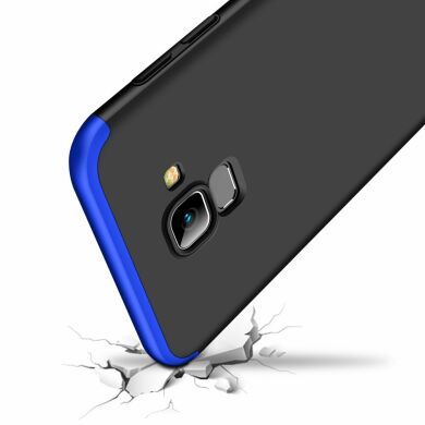 Защитный чехол GKK Double Dip Case для Samsung Galaxy J6 2018 (J600) - Black / Blue