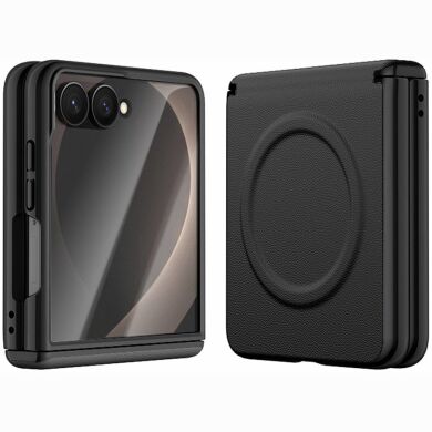 Защитный чехол GKK Magnetic Matte Case для Samsung Galaxy Flip 8 - Black
