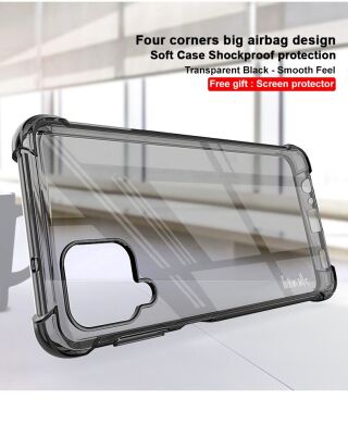 Защитный чехол IMAK Airbag MAX Case для Samsung Galaxy A12 (A125) / A12 Nacho (A127) / M12 (M127) - Transparent