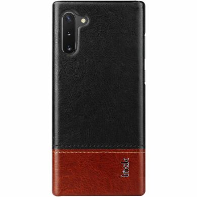 Захисний чохол IMAK Leather Series для Samsung Galaxy Note 10 (N970) - Black / Brown
